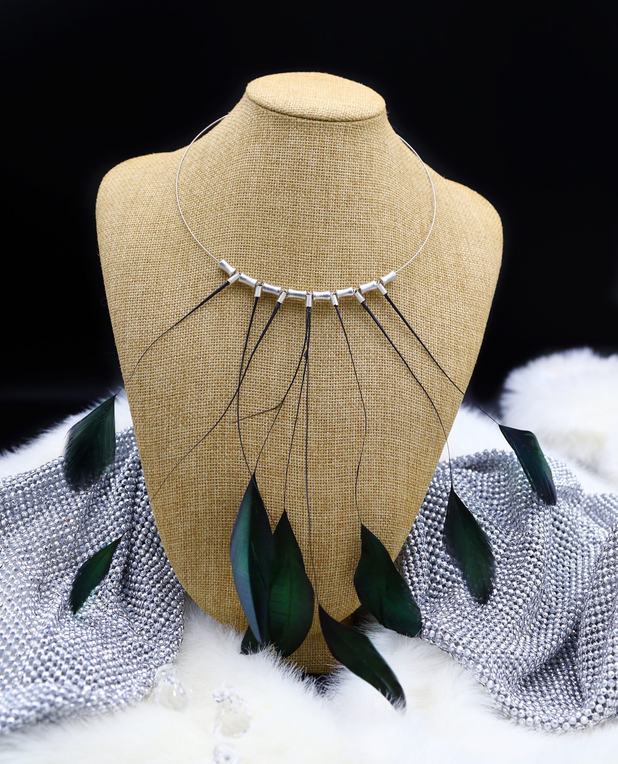 Feather necklace